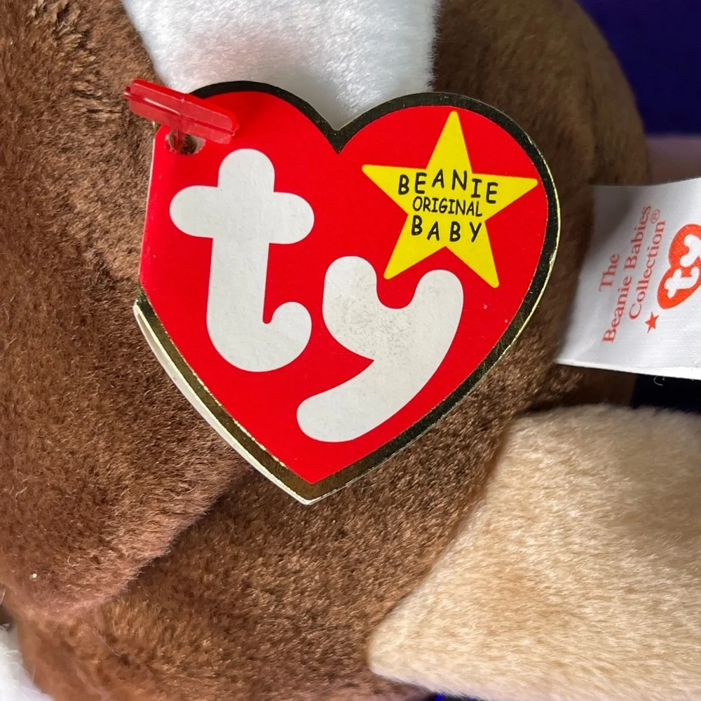 RETIRED - Ty Beanie Baby - Stretch - The Ostrich - 1997 5th Generation Stamp 601 - Picture 4 of 8